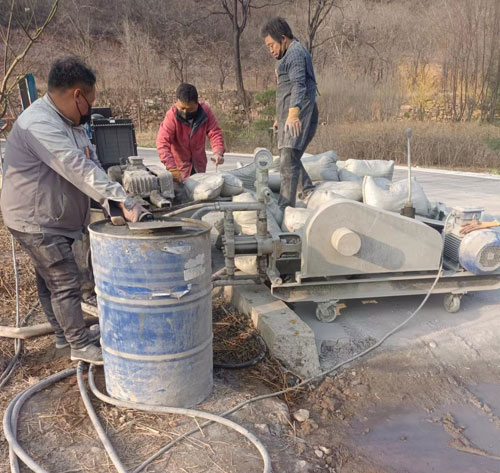 阿图什路面下沉注浆
